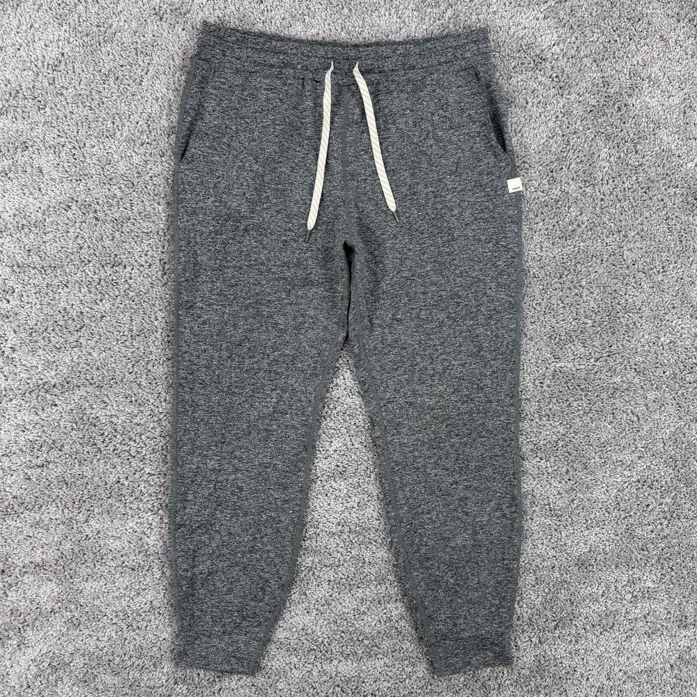 Vuori Performance Joggers Womens M Gray Dreamknit Athleisure Stretch Drawstrings